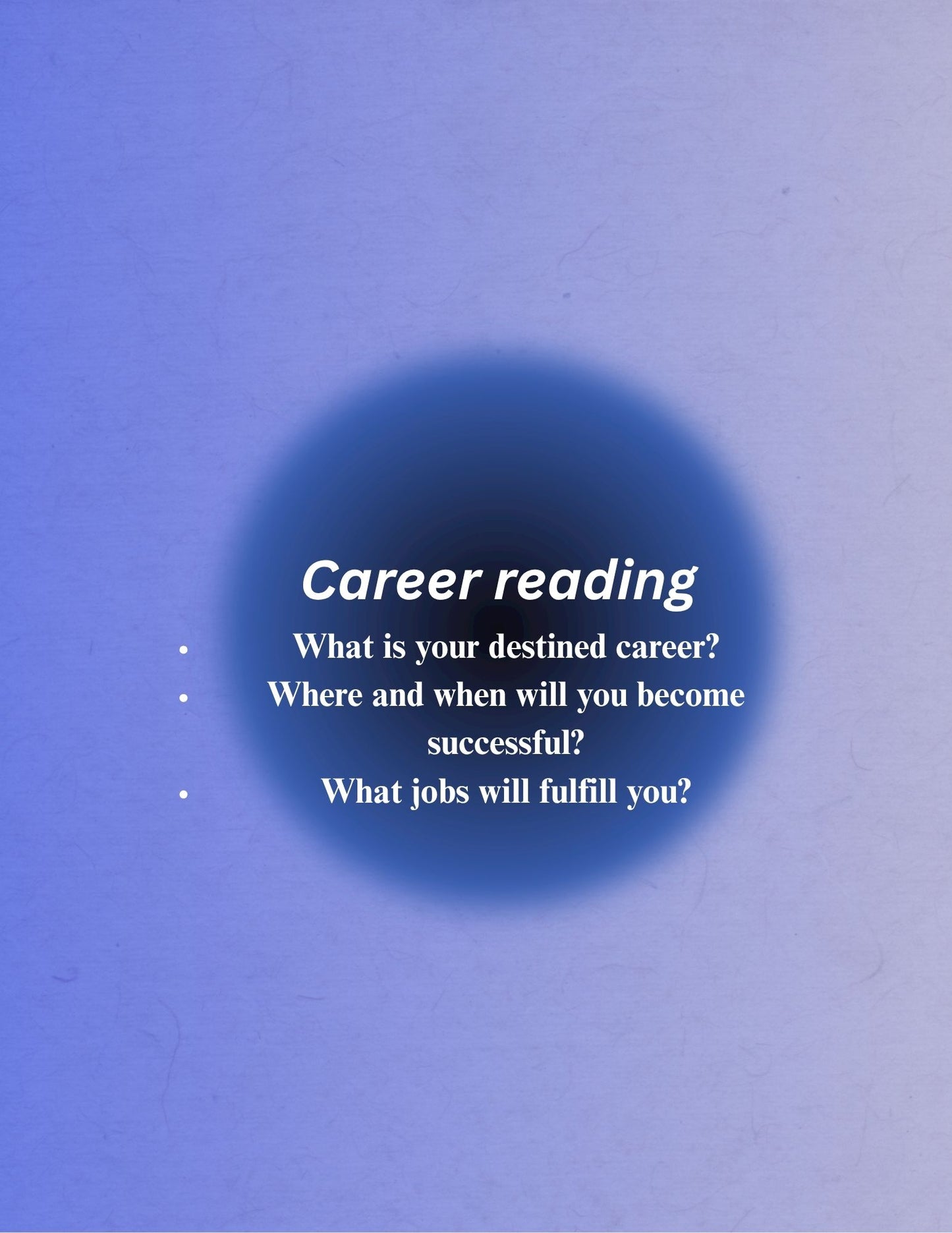 Career reading